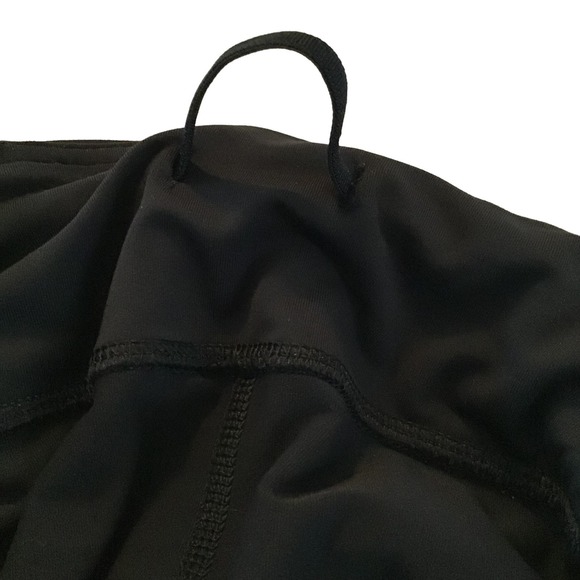 Lululemon Women Size 6 Black Crop Yoga Pants Black Sheer Ankles - Picture 6 of 9